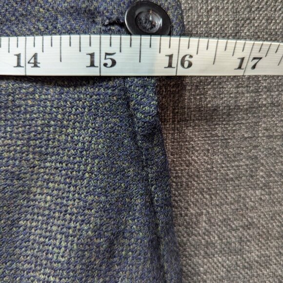 Vintage Handwoven Irish Tweed Maxi Pleated Skirt - Picture 8 of 11